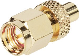 Adapter MCX TRU COMPONENTS 1579536 złącze żeńskie MCX - złącze męskie SMA 1 szt.