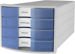 Szafka z szufladami HAN 1012-64 szary błyszczący DIN A4, DIN C4 Ilość szuflad: 4