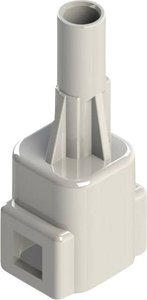 Obudowa złącza pin męskiego na kabel EDAC 572-001-000-100, wire-to-wire, piny: 1, 10 A, 1 szt.