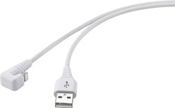 Kabel USB Renkforce, USB 2.0, Złącze męskie USB-A, Złącze męskie Lightning, 1.00 m