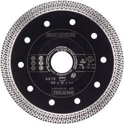 Rhodius 303900 DG15 Tarcza tnąca diamentowa Średnica 115 mm Średnica otworu 22.23 mm płytka ceramiczna, ceramika 1 szt.
