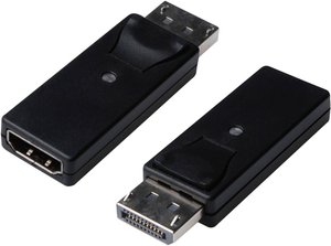 Przejściówka, adapter DisplayPort, HDMI Digitus AK-340602-000-S, [1x złącze męskie DisplayPort - 1x złącze żeńskie HDMI]