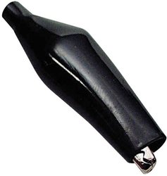 Zacisk krokodylowy czarny Maksymalny zakres zacisku: 9 mm Długość: 28 mm BKL Electronic 072403 1 szt.