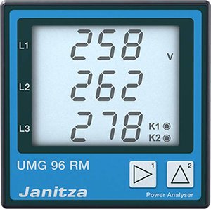 Wskaźnik panelowy cyfrowy Janitza UMG 96RM-CBM Miernik energii UMG 96RM-CBM, 90-277V