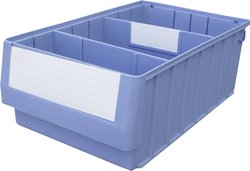 Skrzynka magazynowa VISO TR 4214 (S x W x G) 234 x 140 x 400 mm niebieski 1 szt.