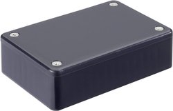 Obudowa do płytek Euro Hammond Electronics, ABS, czarny, (D x S x W) 85 x 56 x 25 mm, 1 szt.
