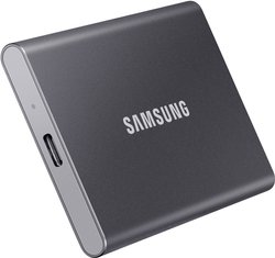 Samsung Portable T7 1 TB Dysk zewnętrzny SSD USB 3.2 Gen 2 szary PC/Mac MU-PC1T0T/WW