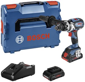 Bosch Professional GSB 18V-110 C  -Wkrętarka udarowa akumulatorowa  zaw. 2 akumulatory, zaw. ładowarkę, zaw. walizkę