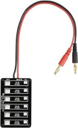 Płyta ładowarki Micro JST & JST 6 krotna z bezpiecznikiem Płytka ładowarki LiPo VOLTCRAFT QS-PCB00007