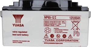 Akumulator ołowiowy Yuasa NP65-12 NP65-12, AGM, 12 V, 65 Ah