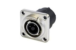 Złącze męskie głośnikowe Neutrik Speakon NLT4FPXX, stop miedzi, złącze męskie proste, 1 szt.