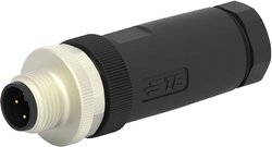 Złącze niekonfekcjonowane czujnika/aktuatora TE Connectivity T4111002041-000, piny: 4, 1 szt.