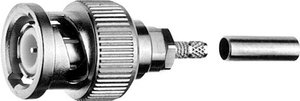 Złącze BNC Telegärtner J01000B0022 J01000B0022 złącze męskie proste 50 Ω 1 szt.
