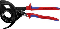 Nożyce do kabli KNIPEX (z 3-stopniowym mechanizmem zapadkowym) Obcinak do kabli zapadkowy Knipex 95 32 320 320 mm