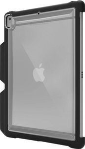 STM Dux Shell DUO Case Apple iPad 10.2 (2019) czarny / przezroczysty Etui na tablet STM Goods Dux Plus DUO  czarny (przezroczysty)