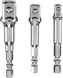 Zestaw adapterów do kluczy nasadowych, 3 szt. Adapter do ostrza kwb  105310