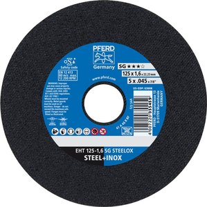 Tarcza tnąca prosta PFERD SG STEELOX 61341122 125 mm 25 szt.