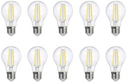 E-27  LED  7.3 W = 60 W  ciepła biel  Kształt gruszki  brak ściemniania Żarówka LED Sygonix SY-5275992 E-27 7.3 W = 60 W 806 lm ciepła biel 10 szt.