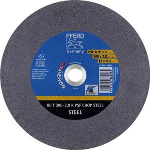 Tarcza tnąca prosta PFERD 80 T 300-2,8 K PSF CHOP STEEL/25,4 66323074 300 mm 20 szt.