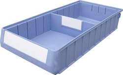 Skrzynka magazynowa VISO TR 5209 (S x W x G) 234 x 90 x 500 mm niebieski 1 szt.