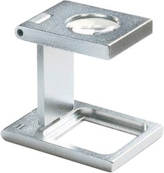 Lupa z podziałką Eschenbach 1255 Współczynnik powiększenia: 10 x Rozmiar soczewki: (Ø) 14.6 mm srebrny