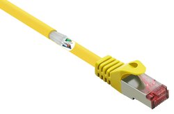 Kabel LAN Renkforce RF-5276308, 1 szt., RJ45, CAT 6, S/FTP, 0.25 m, żółty