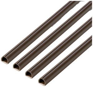 Kanał kablowy Cable-Fix 5 mm brązowy 1 m samoprzylepny 4 szt. Kanał kablowy cablefix 2200-42 4 szt.