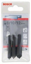 Zestaw pogłębiaczy stożkowych, 3 częściowy, 50 mm / 6-8 mm / 8, 10, 12 mm Pogłębiacz stożkowy zestaw Bosch Accessories  2608596667 50 mm 1 zest.