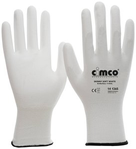 Cimco Skinny Soft White 141281 Nylon Rękawice robocze Rozmiar rękawic: 8, M EN 388    1 par(a)