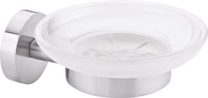 Półka na mydło tesa MOON 40310-00000-00  srebrny, biały (satynowy)