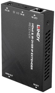 Odbiornik HDMI RJ45, IR (gniazdo 3,5 mm) LINDY 38399, 150 m