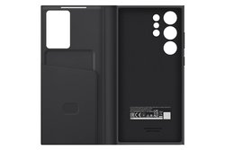 Samsung Smart View Wallet Case Flip Case Samsung Galaxy S23 Ultra czarny Odporny na wstrząsy