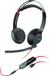 Zestaw słuchawkowy On Ear Plantronics C5220 Blackwire 207586-201 Stereo czarny
