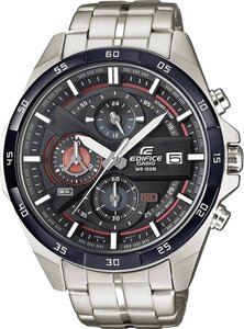 Casio EDIFICE EFR-556DB-1AVUEF Chronograf z solidną kopertą ze stali nierdzewnej Zegarek na rękę Casio EDIFICE, Chronograf, 10 ATM