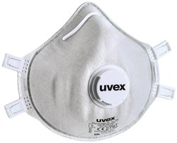 Maska przeciwpyłowa z wywietrznikiem uvex uvex silv-Air class.2320 8762320, Klasa filtra: FFP3, 15 szt.