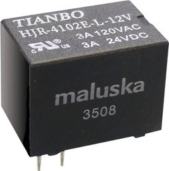 Przekaźnik miniaturowy HJR-4102 Tianbo Electronics HJR4102E-L-12VDC-S-Z 12 V/DC 1 zestyk