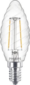 Philips LEDclassic lampa 2W jak 25W, E14, , ciepła biel (2700K) (2700K), 250 lumenów, świeca, przezroczysta Żarówka LED Philips Lighting 76235300 E14 2 W = 25 W 250 lm ciepła biel 1 szt.