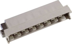 Listwa o stykach nożowych Kształt H15M DIN 41612 typ H15M zd 3 mm 90° Ag VE z 32 ept, 1 s