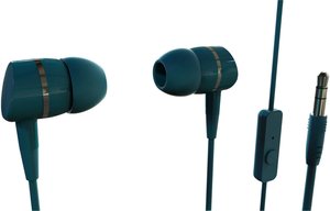 Vivanco Smartsound in-Earphones z funkcją zestawu słuchawkowego, petrol Słuchawki In Ear Vivanco SMARTSOUND PETROL 38011  czarny