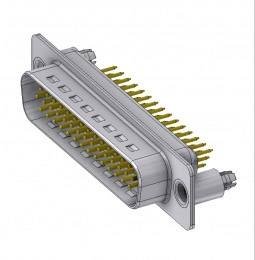 Złącze męskie D-Sub Deltron Connectors HD-D44 PY/2 M86UN, rzędy: 3, styki: 44, 180 °, 1 szt.