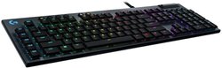 Mechaniczna klawiatura do gier G815 LIGHTSYNC RGB — GL Linear — CARBON — US INT'L — INTNL Klawiatura gamingowa Logitech Gaming G815 LIGHTSPEED Angielska US, QWERTY