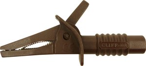Zabezpieczone złącze krokodylowe Cliff FCR7944 CAT II 1000 V, CAT III 600 V