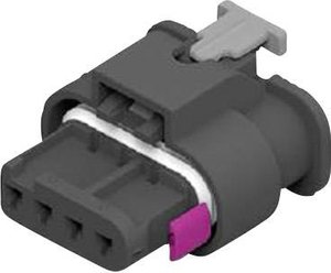 Obudowa złącza pin żeńskiego na kabel TE Connectivity MCON 1.2 1-1718645-1, wire-to-board, piny: 4, 1 szt.