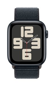 Apple Watch SE GPS 44 mm Aluminiowa obudowa Midnight ze sportową pętlą Midnight Apple Watch SE (2023) GPS 44 mm Obudowa aluminiowa Sport Loop Północ