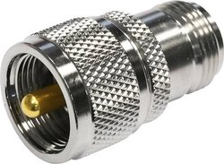 Adapter koncentryk Telegärtner J01043A0831 złącze męskie UHF - złącze żeńskie N  1 szt.