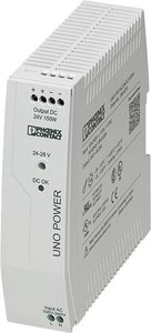 Zasilacz na szynę DIN Phoenix Contact UNO-PS/1AC/24DC/150W 2904376  24 V/DC 6.25 A 150 W Ilość wyjść:1 x