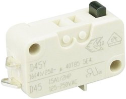 Mikroprzełącznik D453-B8AA 250 V/AC 16 A 1 x wł/(wł) ZF  chwilowy 1 szt.