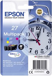 Epson atrament T2705, 27 tusz oryginalny Combi-Pack Cyjan, Żółty, Magenta C13T27054012