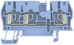 Zaciski szeregowe przelotowe ZDU niebieskie Weidmüller ZDU 6/3AN BL 7907420000-1 1 szt.