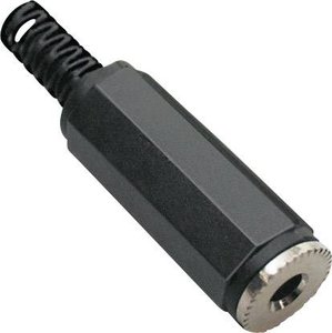 Złącze męskie jack 3,5 mm TRU COMPONENTS TC-2517002, niklowany, złącze żeńskie proste, 100 szt.